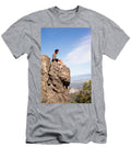 5 Woman Hiking Up Mt Dialbo Terry Schmidbauer T-Shirt