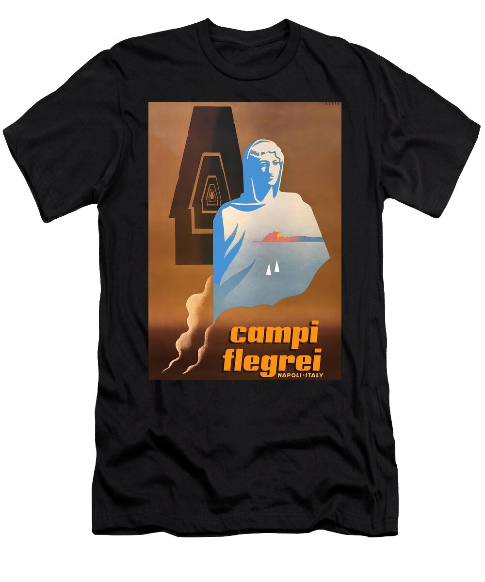 51426661658 Puppo Mario Campi Flegrei Napoli Poster Vintage Traveller T-Shirt