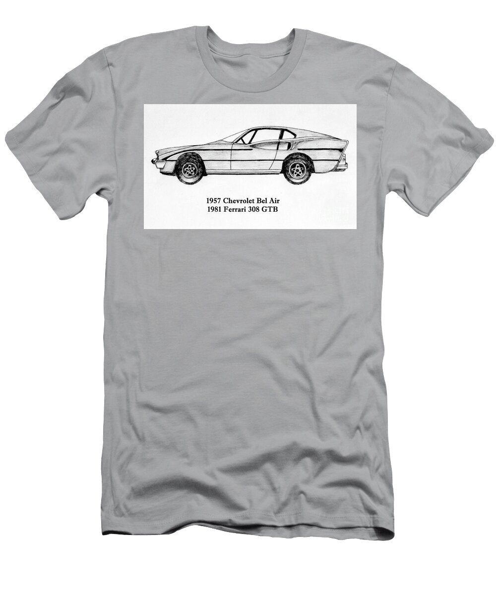 57 Chevy Ferrari Stephen Brooks T-Shirt