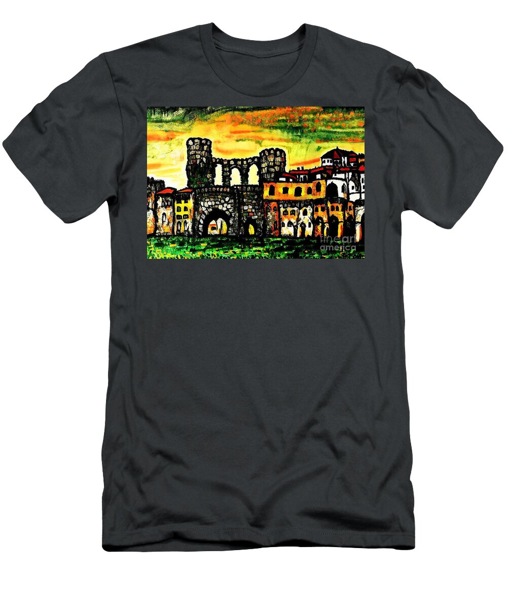 5urbanos Painting Ciudades Pintura Paisaje Urbano Urbanos Carmen Luna Coleccionistas Arte Artista Expresionismo Saatchi Arte Arte Fino Google Under 500 Abstract Art Backgrounds Color Crack N Akkash T-Shirt