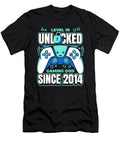6 10 Year Old Gamer Gaming 10th Birthday Level 10 Unlocked Crazy Squirrel T-Shirt