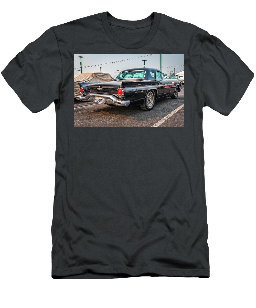 6 1957 Ford Thunderbird Convertible Roadster Gestalt Imagery T-Shirt