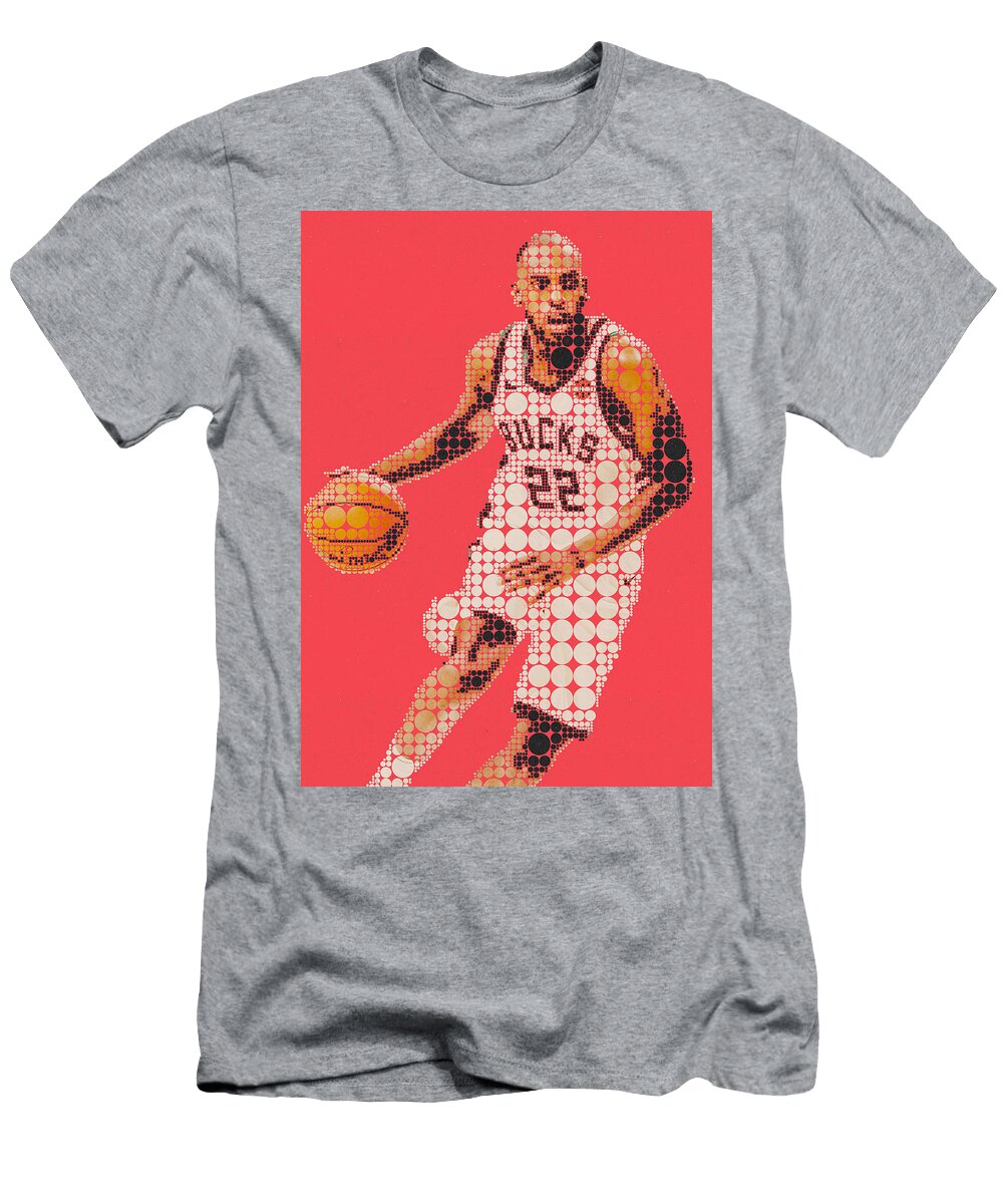 6 Art Khris Middleton Khris Middleton Khrismiddleton Jameskhristianmiddleton Milwaukee Bucks Detroit P Wrenn Huber T-Shirt
