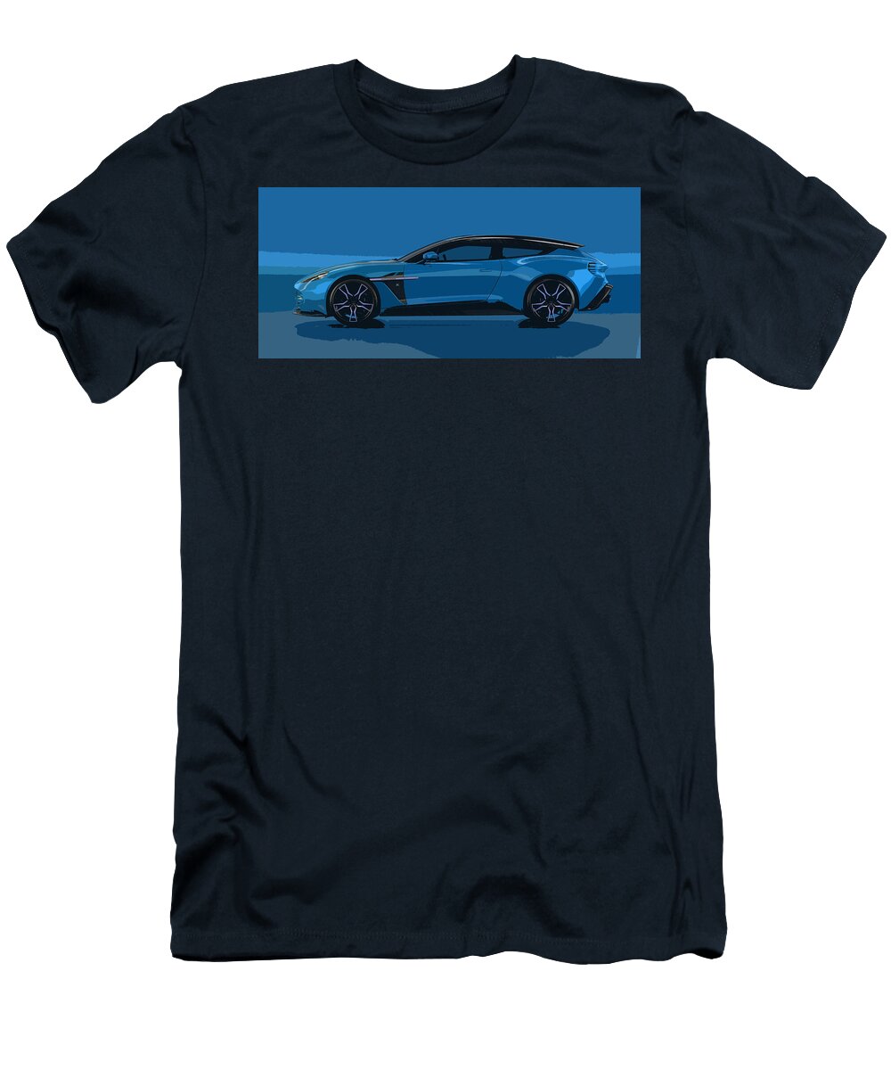 6 Aston Martin Vanquish Zagato Shooting Brake Thespeedart T-Shirt