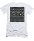 6 Black and White Tribal Ethnic Pattern with Geometric Elements T Jelena Obradovic T-Shirt