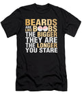 6 Confident Bearded Facial Hair Manly Beard Gift Muc Designs T-Shirt