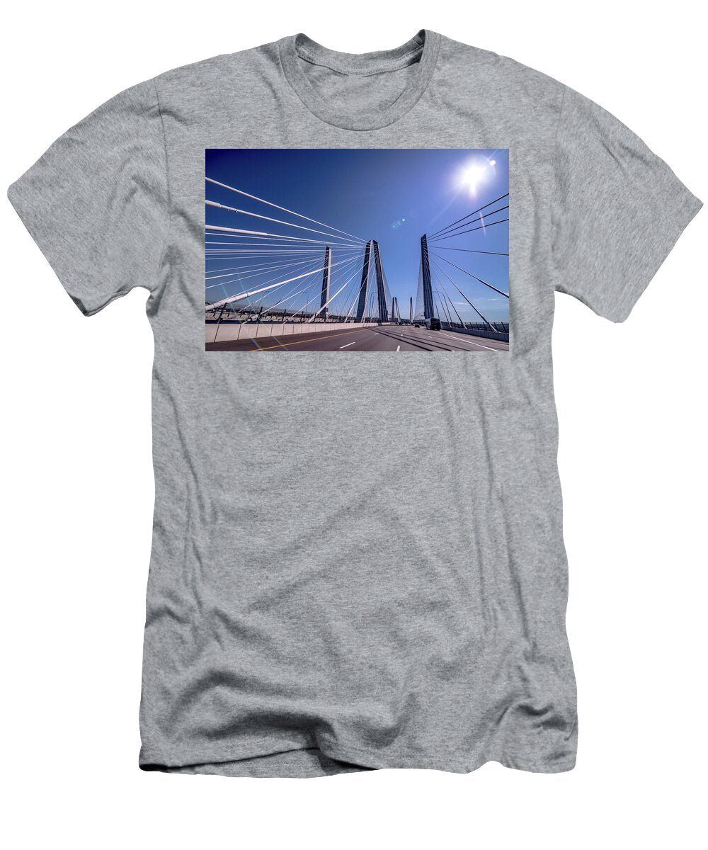 6 Crossing the Governor Mario M Cuomo Bridge Alex Grichenko T-Shirt