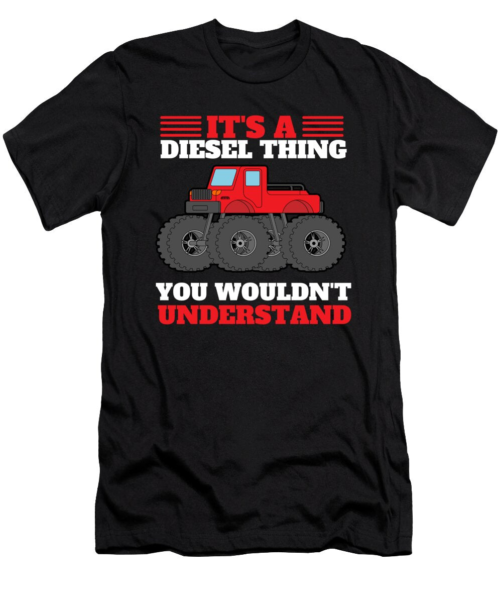 6 Diesel Mechanic Truck Turbo Boost Turbocharged Justus Ratzke T-Shirt