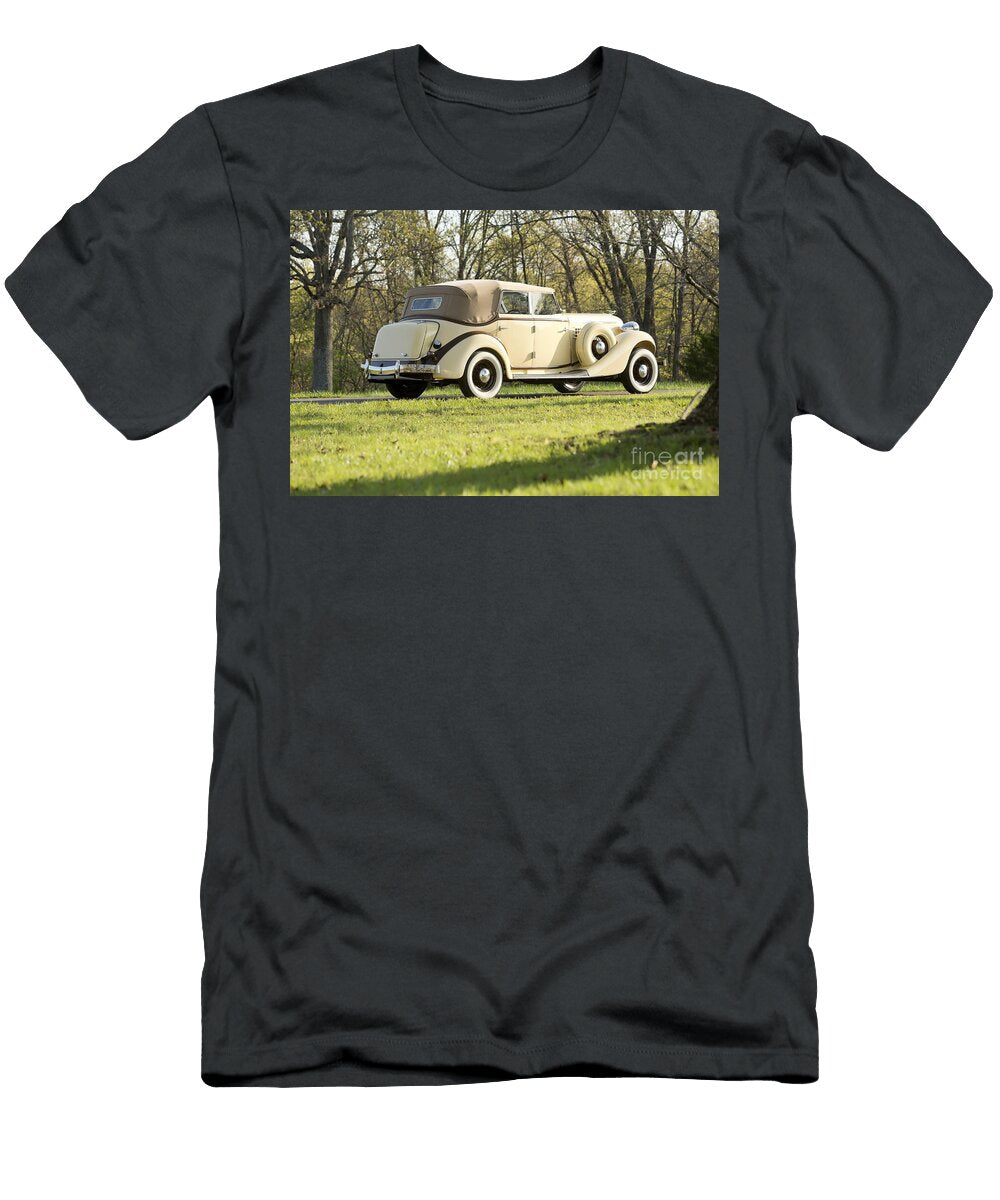 6 Exclusive American Retro Luxury Yellow 1936 Auburn 852 Dual Ratio Supercharged Phaeton Vladyslav Shapovalenko T-Shirt