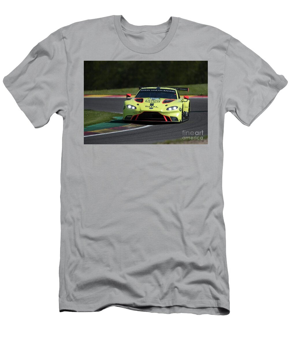 6 Exclusive Racing Supercar Yellow Aston Martin Vantage Gte Amg M177 40l V8 Turbocharged Vladyslav Shapovalenko T-Shirt