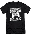 6 Gamer Controller Gaming Video Games Crazy Squirrel T-Shirt