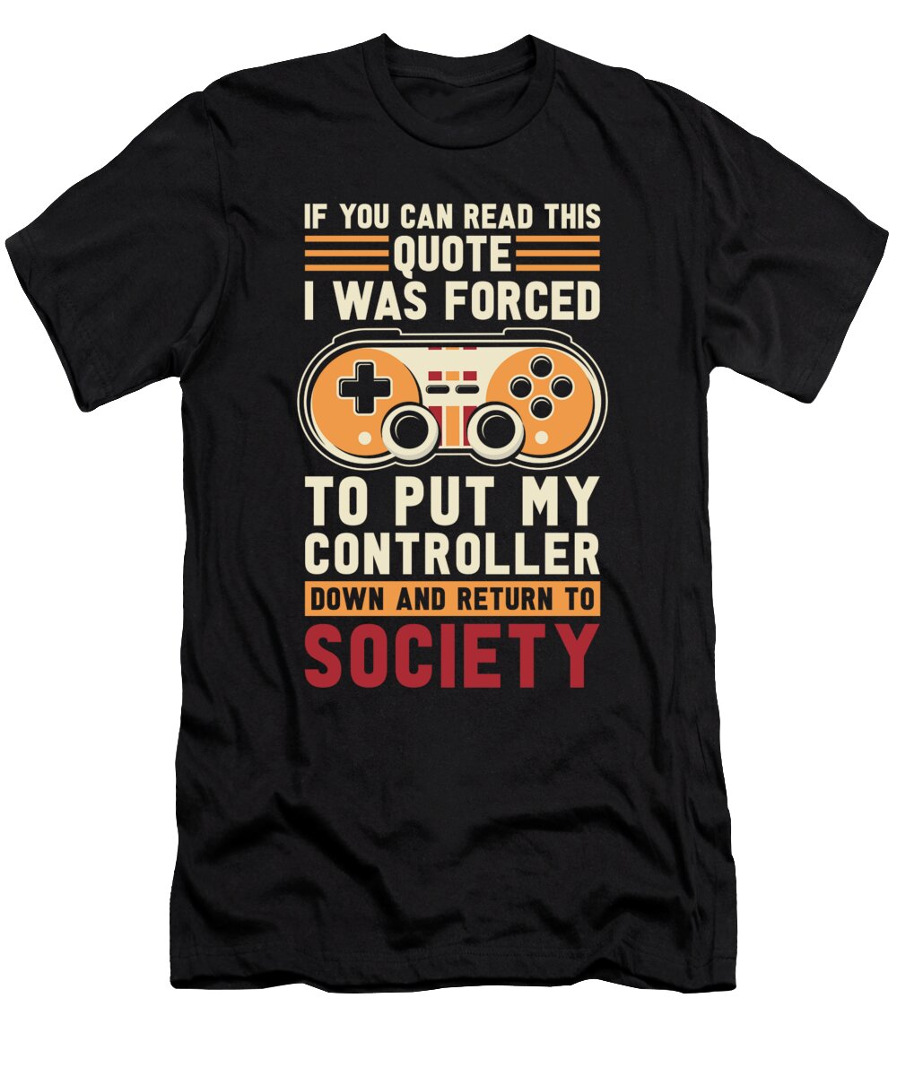 6 Gamer Gaming Video Games Crazy Squirrel T-Shirt