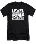 6 Gaming 13th Birthday Year Old Gamer Level 13 Unlocked Crazy Squirrel T-Shirt
