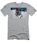 6 Girls Skiing in Les Houches Mario Colonel T-Shirt