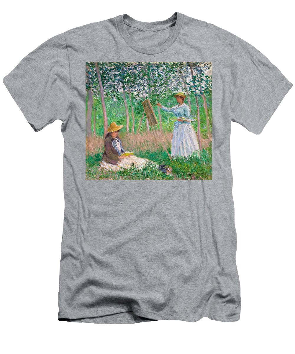 6 in the Woods At Giverny Claude Monet T-Shirt