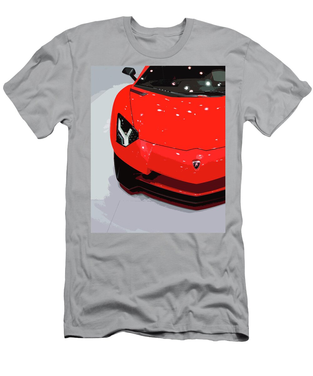 6 Lamborghini Aventador Sv Lp750 4 Thespeedart T-Shirt