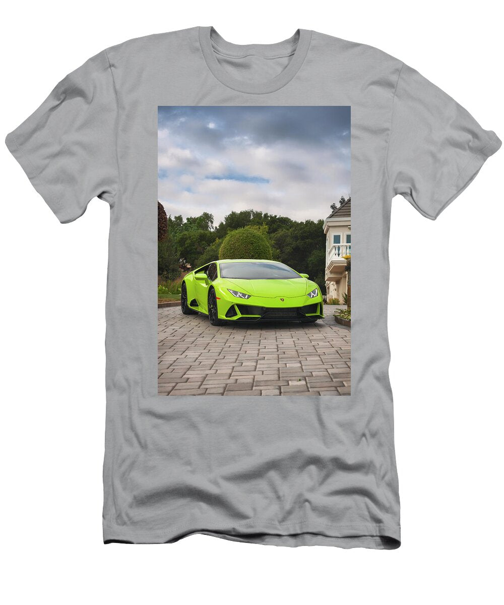 6 Lamborghini Huracan Evo Print Itzkirb Photography T-Shirt