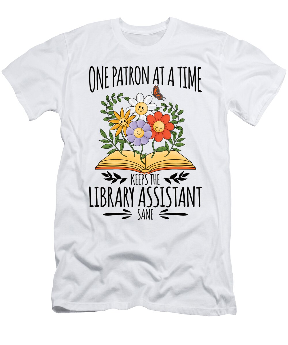 6 Library Aide Funny Library Assistant Me T-Shirt