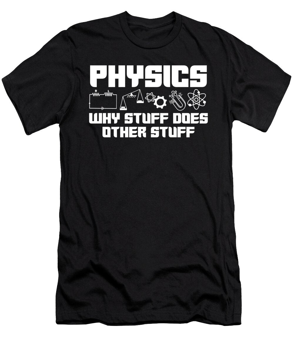 6 Physics Physicist Crazy Squirrel T-Shirt