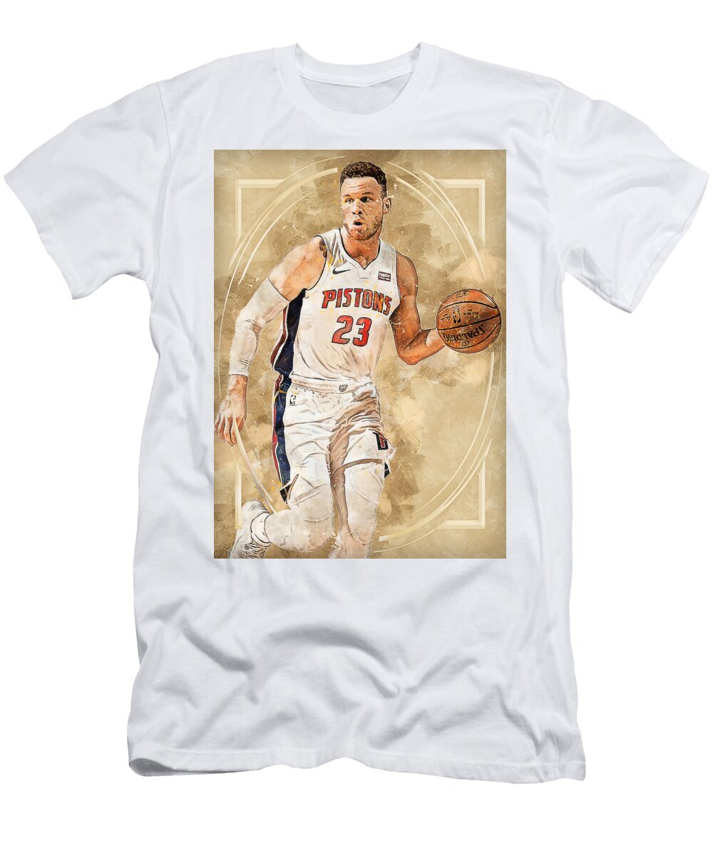 6 Player Art Blake Griffin Blakegriffin Blake Austin Griffin Blake Austin Griffin Blakeaustingriffin B Wrenn Huber T-Shirt
