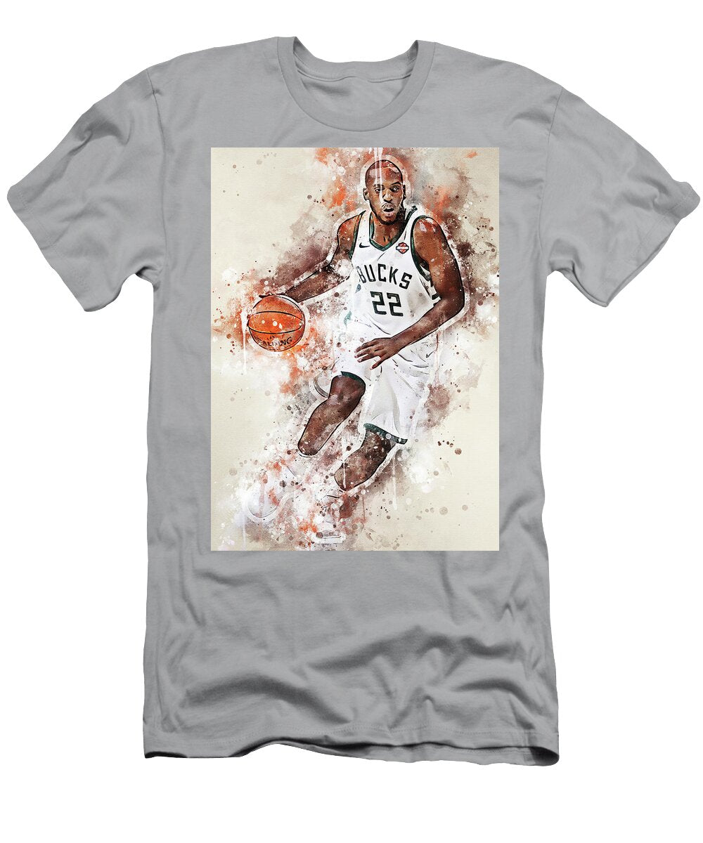 6 Player Khris Middleton Khris Middleton Khrismiddleton Jameskhristianmiddleton Milwaukee Bucks Detroi Wrenn Huber T-Shirt