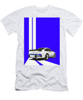 6 Porsche 911 930 Classic Poster Blue Background Thespeedart T-Shirt