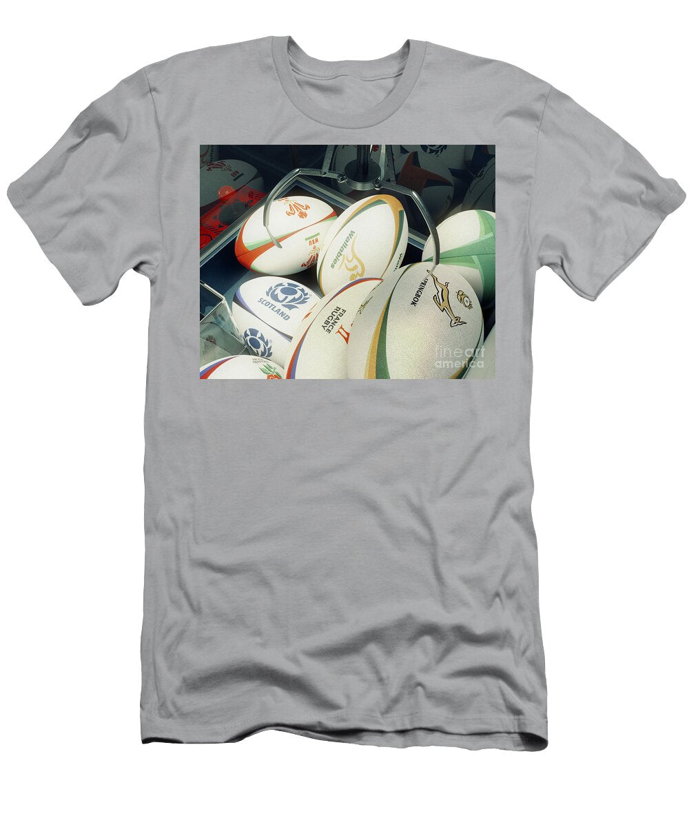 6 Rugby Team Ball Claw Grabber Machine Allan Swart T-Shirt