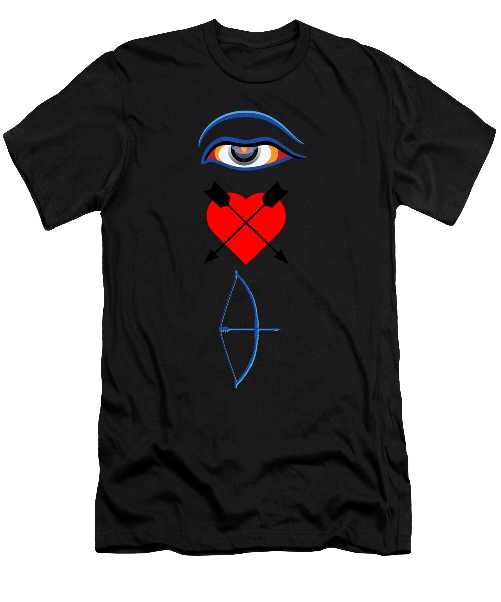 6 Traditional Archery Gift Gift for an Archer or Bowman Longbow Recurver Bowhunters and Bowhuting Enthusiasts Martin Hicks T-Shirt