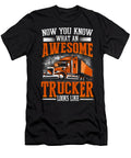 6 Truck Trucker Trucks Trucking Diesel Driving Truck Driver Freightliner Driver Truck Lover Rider Drift Truckin Grover Mcclure T-Shirt