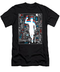 6 Vaporwave Synthwave Skyline Marathon Trail Running Greenoptix T-Shirt
