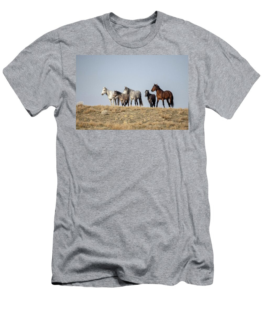 6 Wild Horses Julie Argyle T-Shirt