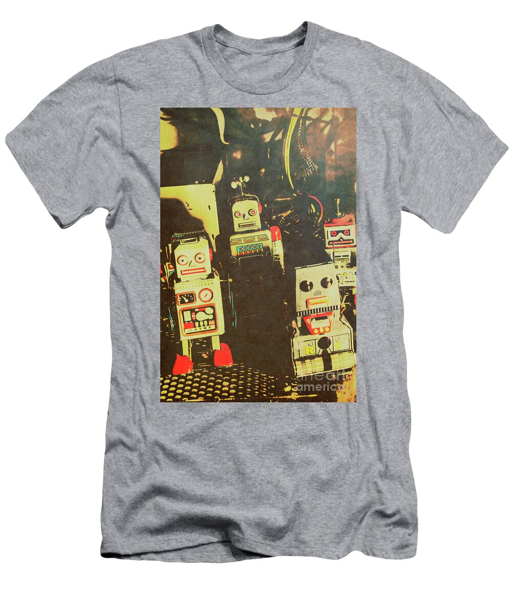 60s Cartoon Character Robots Jorgo Photography Wall Art Gallery T-Shirt