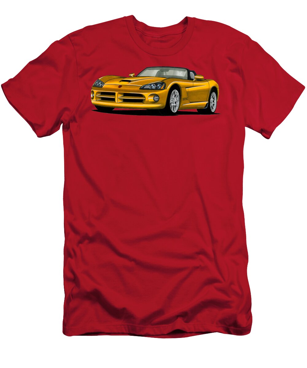 7 Adorable Movie Car Dodge Viper Srt 10 Roadste 84l V10 the Fast and the Furious Tokyo Drift Vladyslav Shapovalenko T-Shirt
