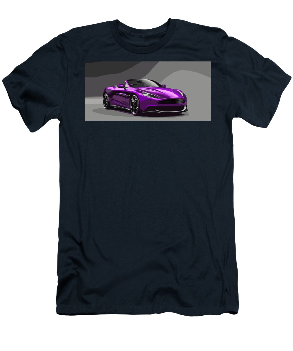 7 Aston Martin Vanquish S Volante Thespeedart T-Shirt
