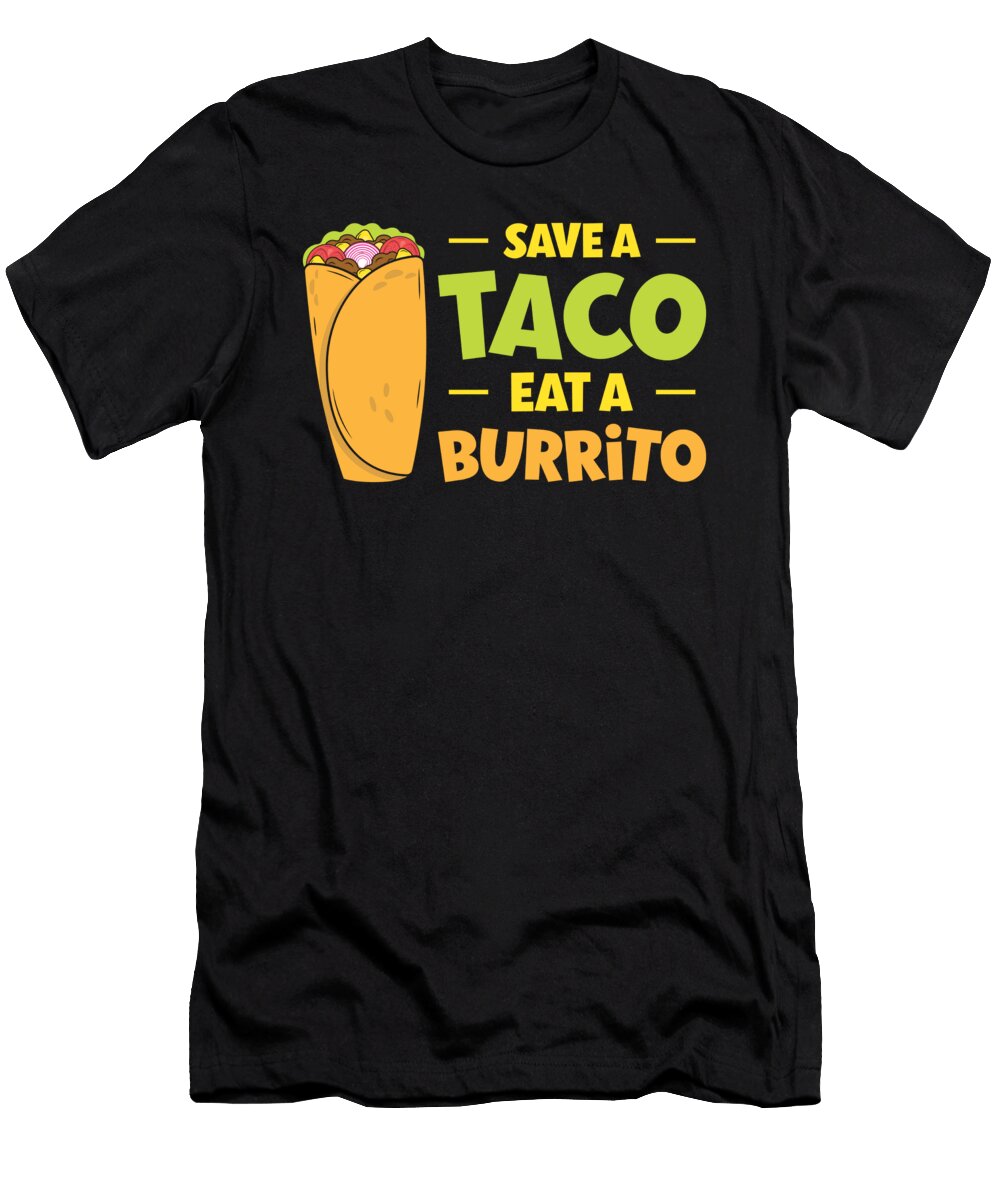 7 Burrito Mexican Food Lover Toms Store T-Shirt