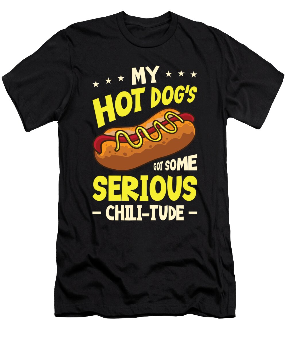 7 Chili Dog Hot Dog Sausage Fastfood Toms Store T-Shirt