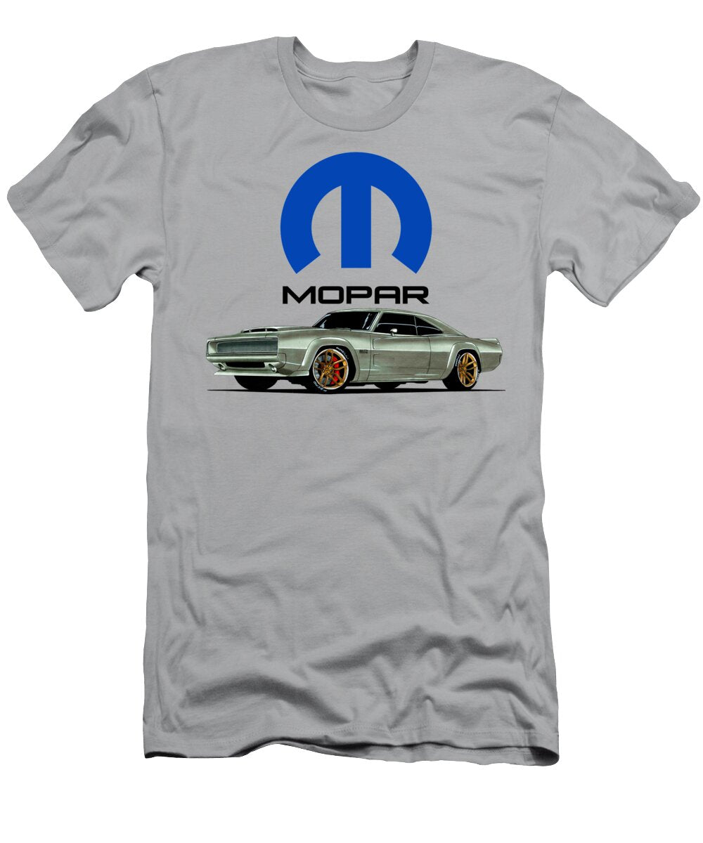 7 Dodge Charger 1968 Hellephant 426 Hemi Supercharged Mopar Vladislav Shapovalenko T-Shirt
