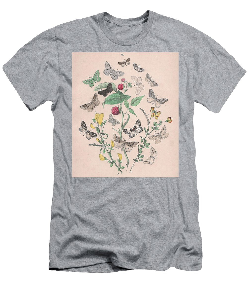 7 European Butterflies Ans Moths W F Kirby T-Shirt