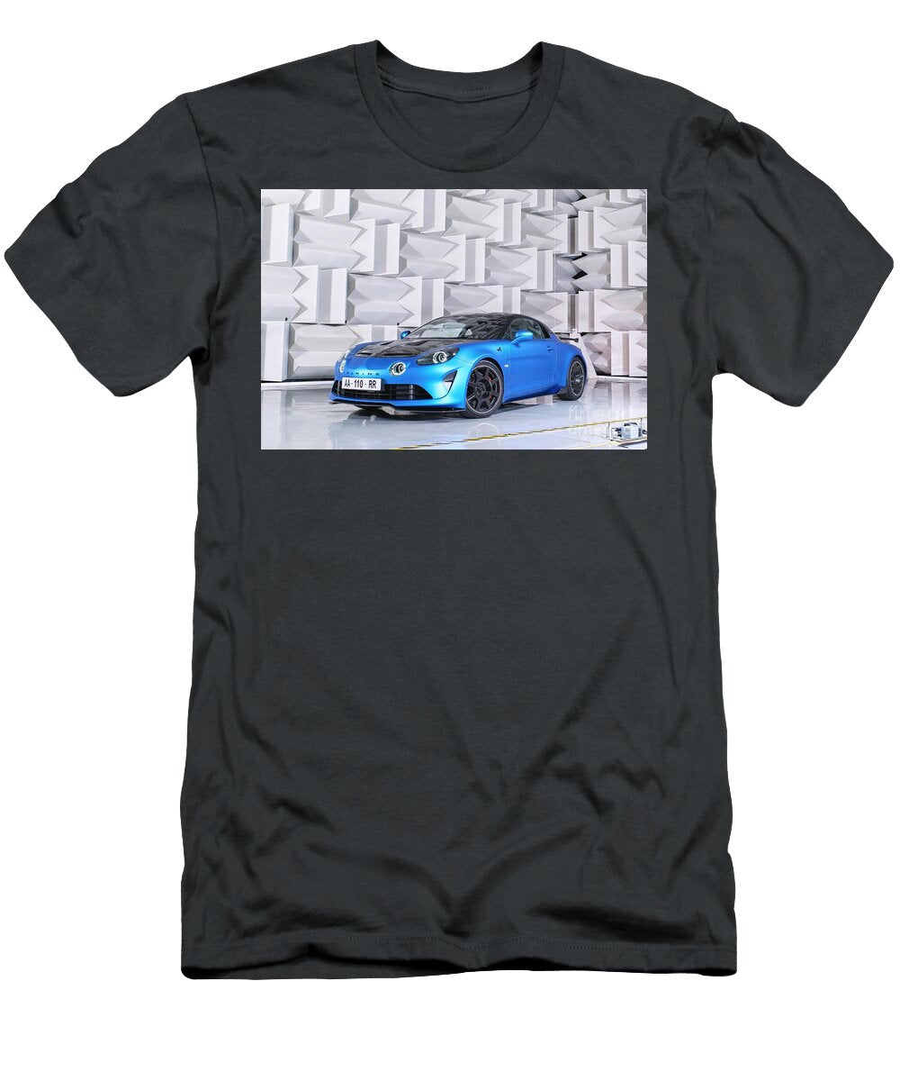 7 Exclusive French Sport Car Blue Alpine A110r Turini Coupe Turbocharged Engine 18 L Renault Tce M5pt Vladyslav Shapovalenko T-Shirt