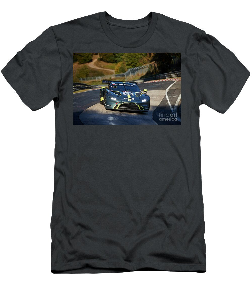 7 Exclusive Racing Supercar Deep Green Aston Martin Vantage Gt3 Amg M177 40l V8 Turbocharged Vladyslav Shapovalenko T-Shirt