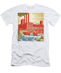 7 Factory with Smokestacks Csa Images T-Shirt
