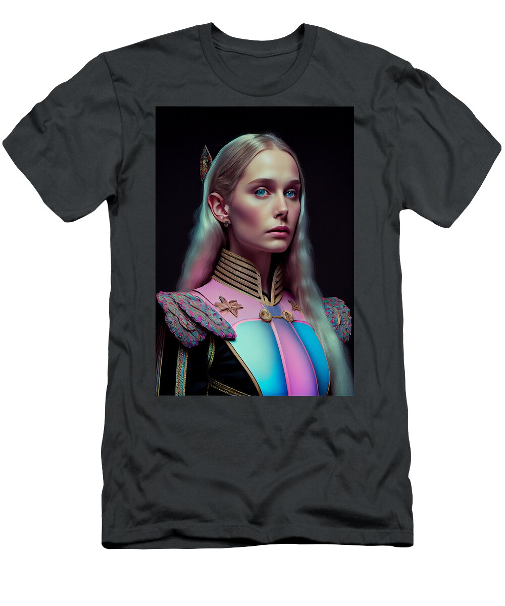 7 Fashionable Portrait of Cosmic Princess Zelda By Asar Studios Celestial Images T-Shirt