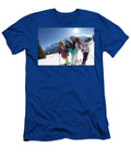 7 Girls Skiing in Les Houches Mario Colonel T-Shirt