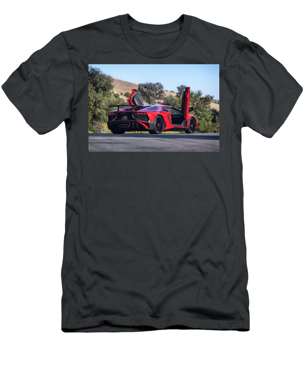 7 Lamborghini Aventador Sv Print Itzkirb Photography T-Shirt