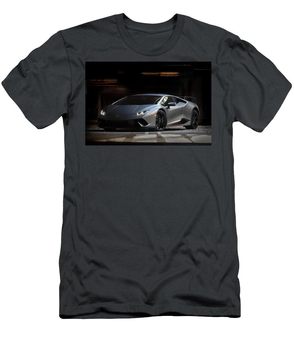 7 Lamborghini Huracan Performante Print Itzkirb Photography T-Shirt