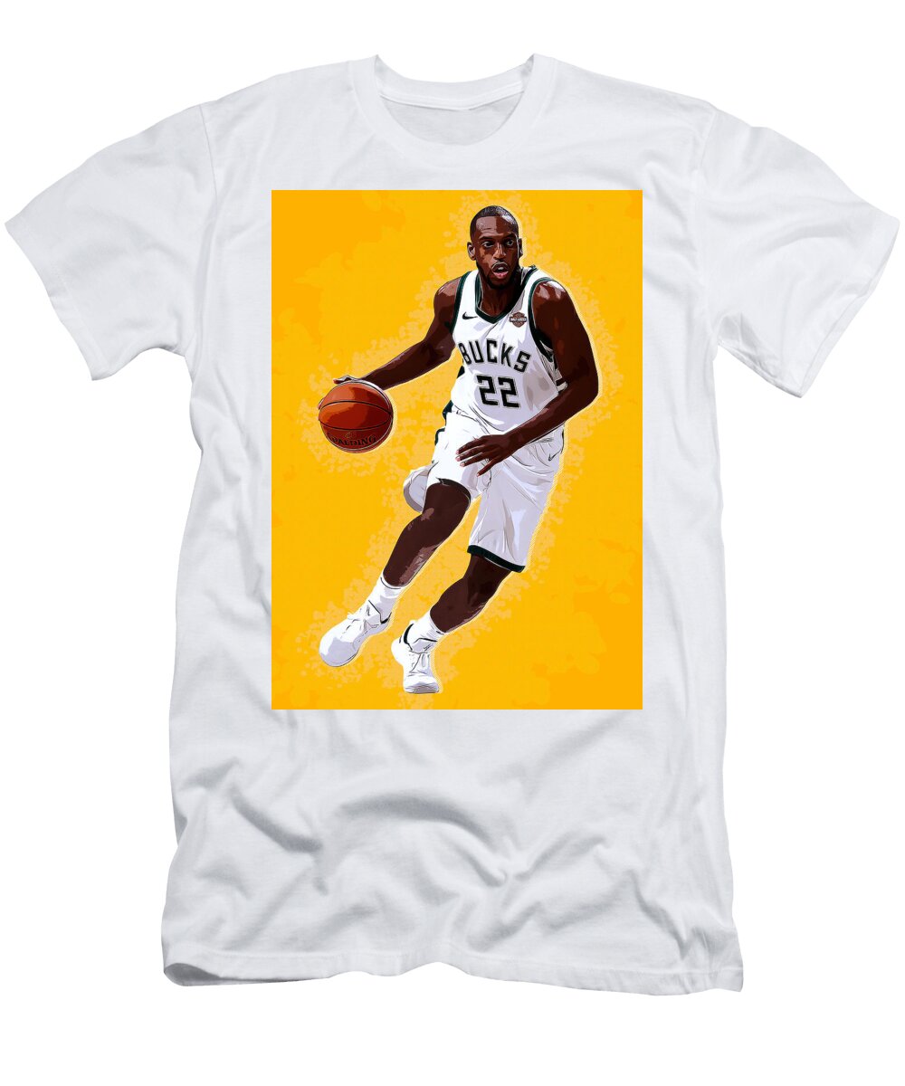 7 Player Khris Middleton Khris Middleton Khrismiddleton Jameskhristianmiddleton Milwaukee Bucks Detroi Wrenn Huber T-Shirt