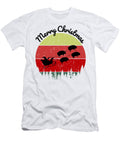7 Santas Sleigh Pulled By a Team of Hogs Chomper Designs T-Shirt