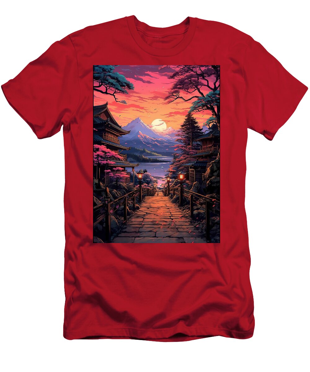 7 Synthwave Japanese Century Discraft Company T-Shirt