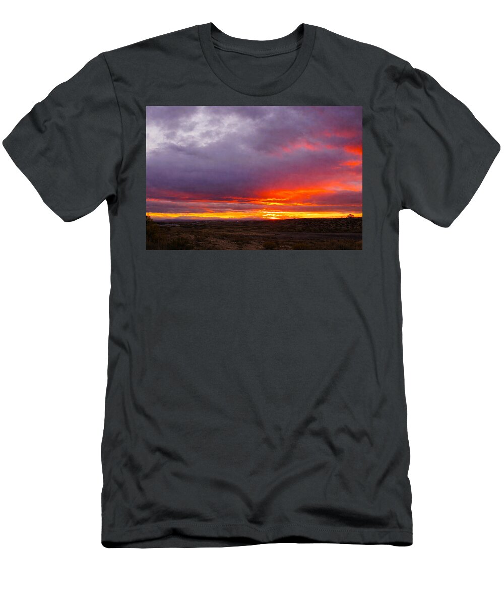 7 Vibrant Desert Sunset Mario G Rivera T-Shirt