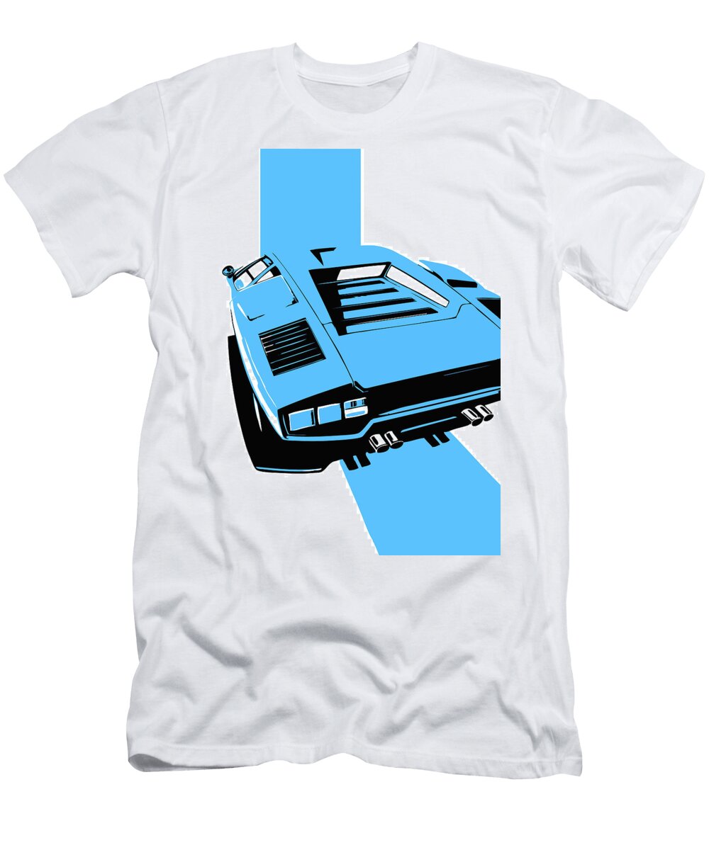 78 Lamborghini Countach Classic Italian Supercar Thespeedart T-Shirt